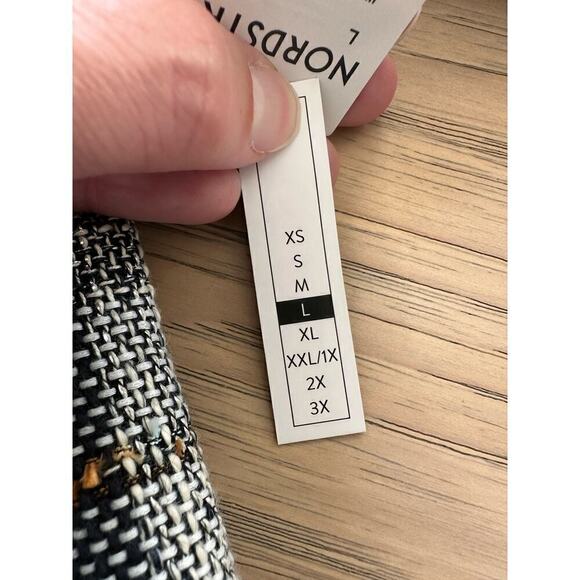 Halogen Womens Gray Libbie Plaid Tweed Blazer Jacket Size Large NWT - Picture 12 of 12